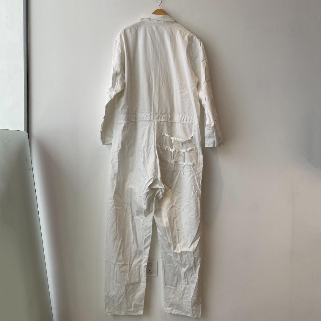 実品 ヴィンテージ USA製 囚人服 プリズナー つなぎ デッドストック(M