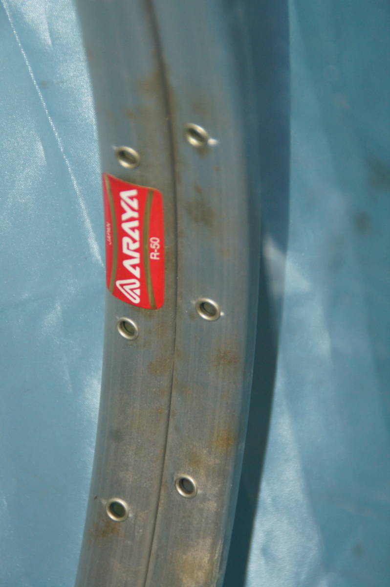 ARAYA R-50 リム &frasl; リムセット 700cの通販 ☆ARAYA R-50☆32H ☆★700C TU★新品未使用★長期保管品★ビンテージロード ピスト