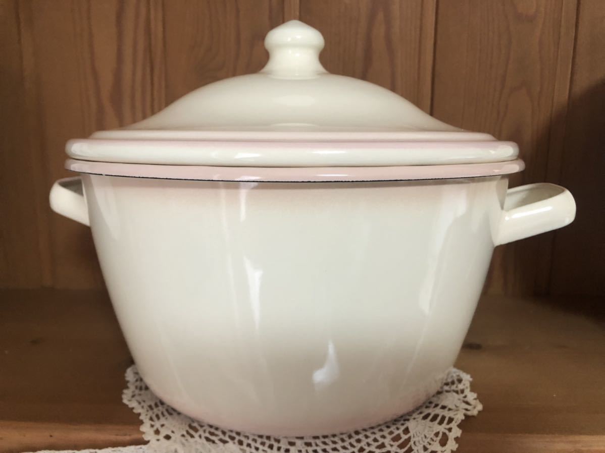 イマン パンジー キャセロール ホーロー