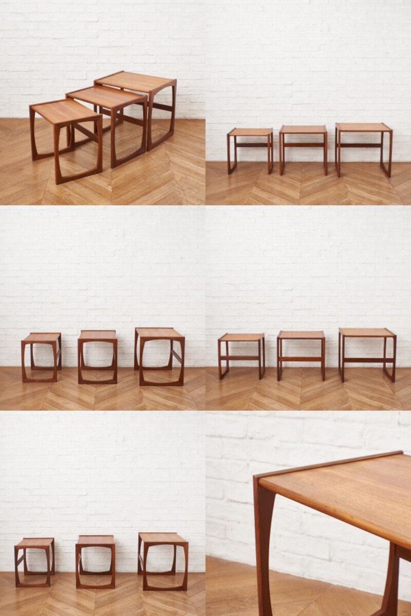 Quadrille – G-PLAN ネストテーブル camori Table Nesting Vintage