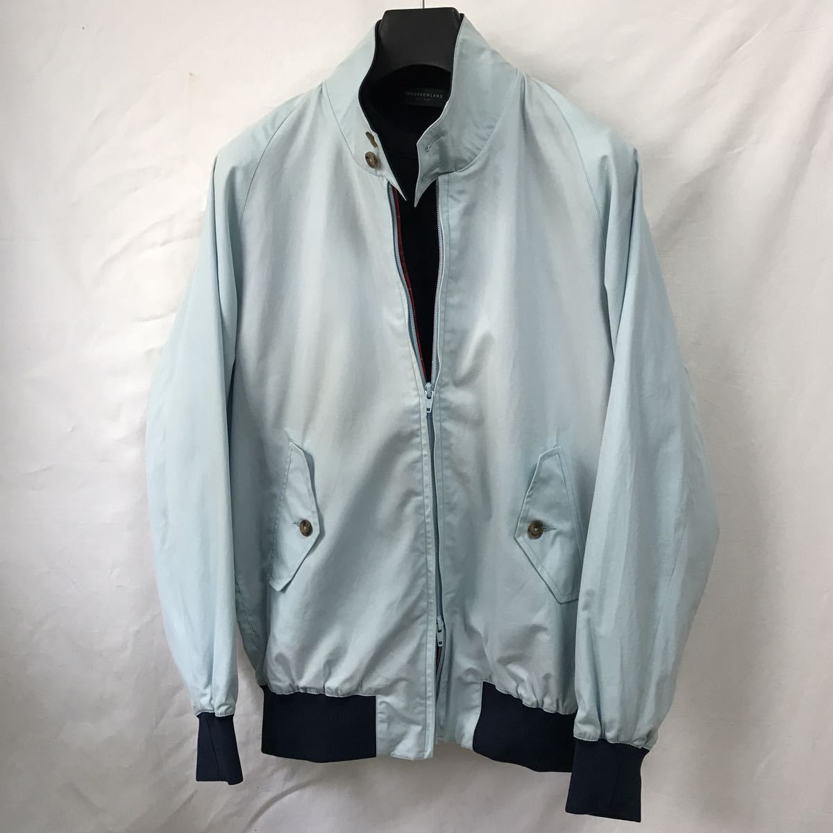 美品 BARACUTA G9 英国製 36 サックス ハリントンジャケット 