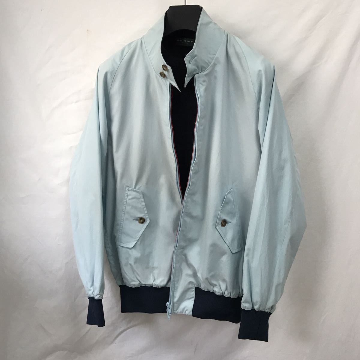 美品 BARACUTA G9 英国製 36 サックス ハリントンジャケット 