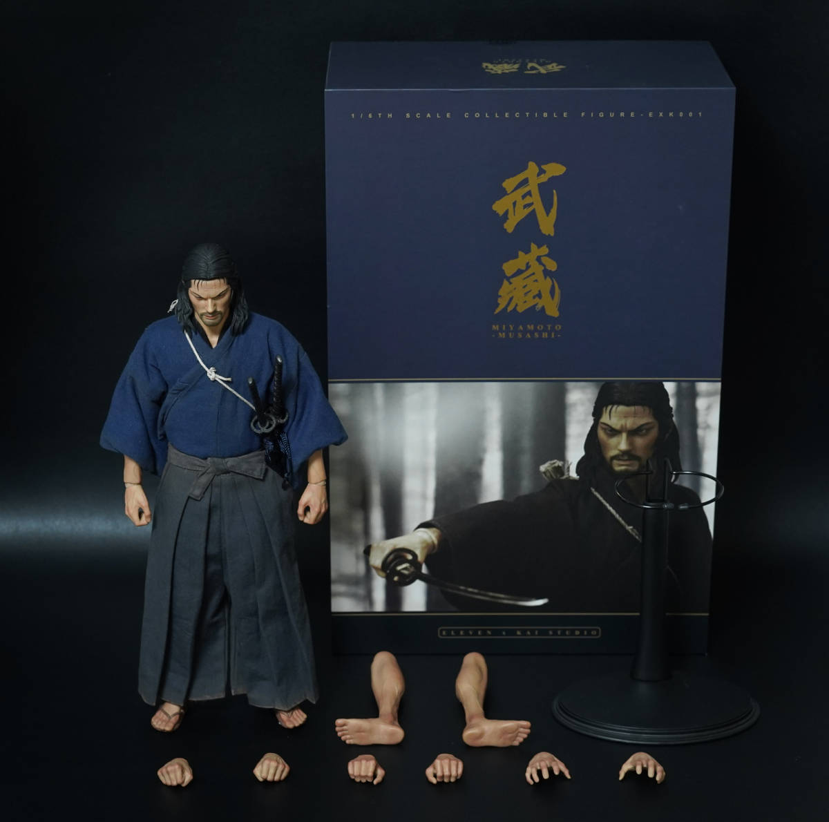 ELEVEN×KAI 1/6 宮本武蔵 デラックスアクセサリーパーツ付き 検 