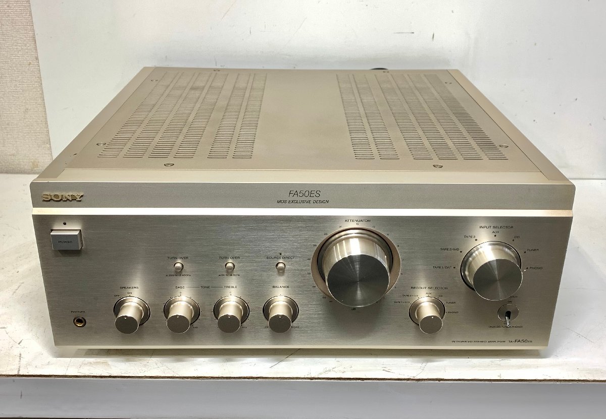 SONY TA-FA50ES＜動作確認済み＞MADE IN JAPAN ソニー プリメイン
