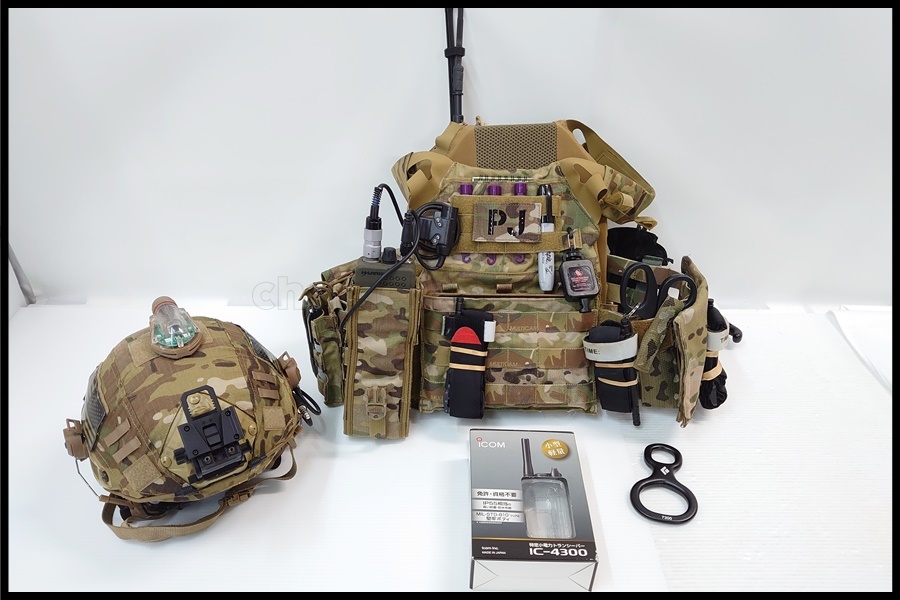 Jagercraftdesign実物プレートキャリア　ヘルメット、他、装備一式。 プレートキャリア | EMERSON Agilite BLACKHAWK 37CL33 ストライク