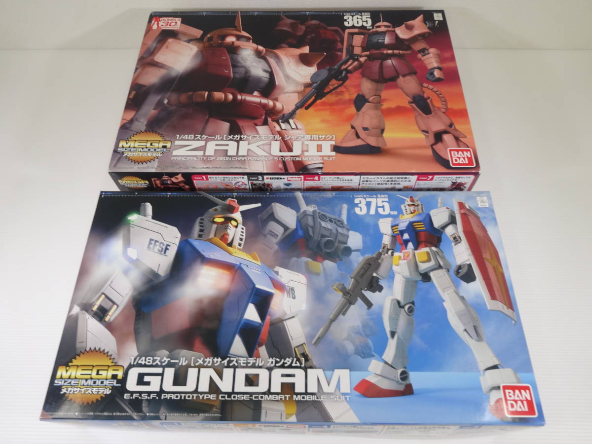 本物保証，高品質 バンダイ メガサイズモデル 1/48 機動戦士ガンダム / メガサイズモデル 1/48 シャア専用 ザク ジャンク #0337/5(機動戦士ガンダム)｜売買されたオークション情報、yahooの商品情報をアーカイブ公 機動戦士ガンダム