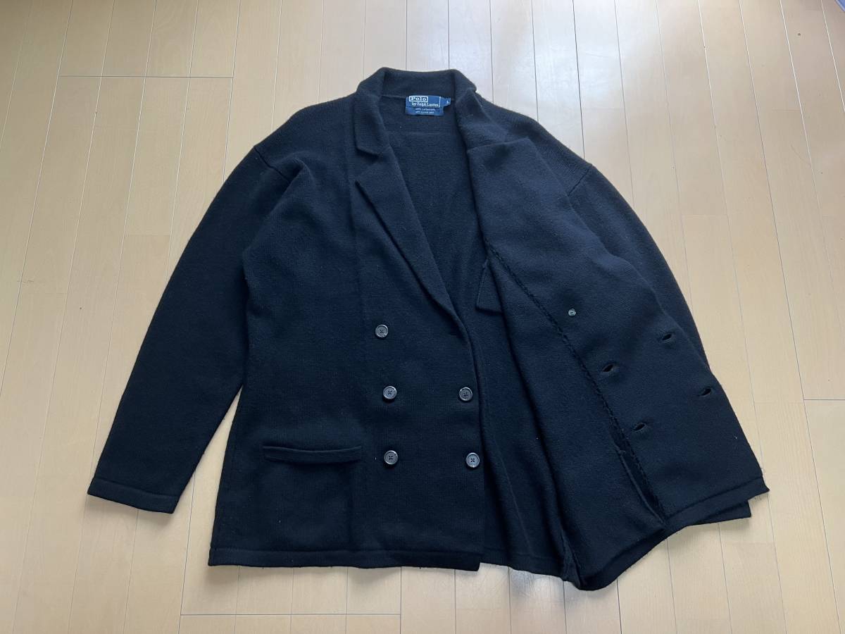 定20万【廃番/入手困難】RALPH LAUREN カシミア100% ノッチドラペル&6ボタンＷブレスト アンコン仕立て仕様 最高級ニットジャケット☆RRL by LAUREN Ralph トートバッグ 美本・必携基本書籍＜臨床のための解剖学＞14000円＜臨床医学 ケーブルニット