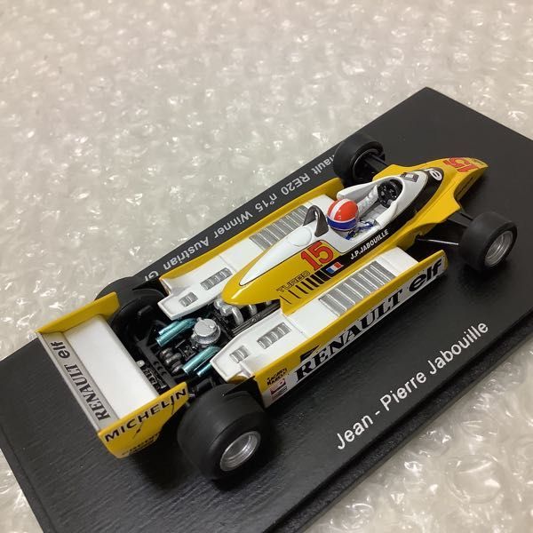 RE20 #15 1980年オーストリアGP優勝 参考価格ルノー J.P ルノー Spark - 1&frasl;18 1&frasl;43 S1759 Renault 0 F1 18S447 Leather
