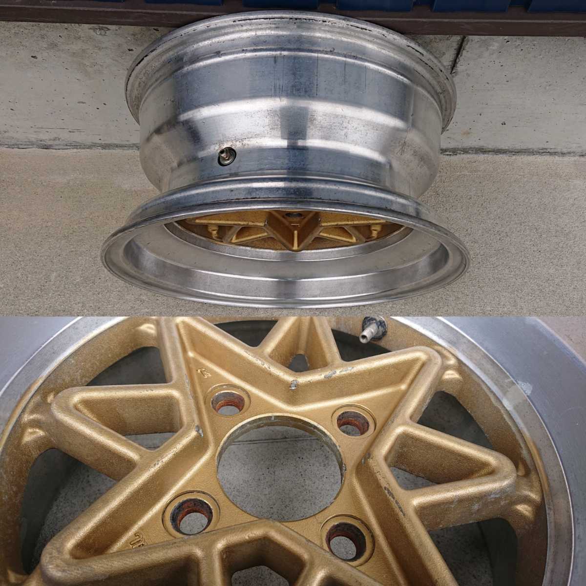 ☆TECHNO TRV 7J 1本 4H PCD114.3 テクノレーシング 旧車 深リム 当時 