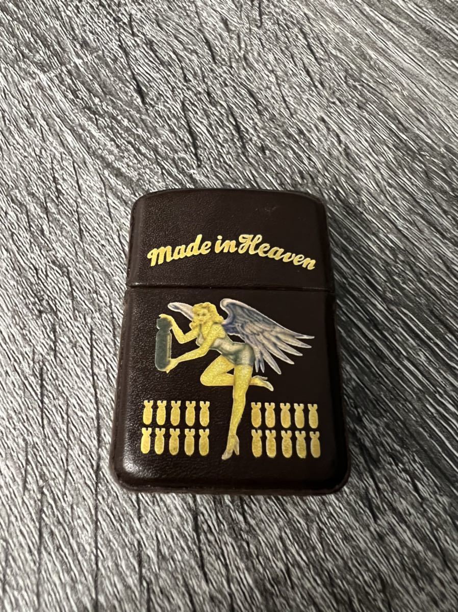 新品未使用 バイオハザード クレア madeinHeaven ZIPPO 革巻き 皮巻き 