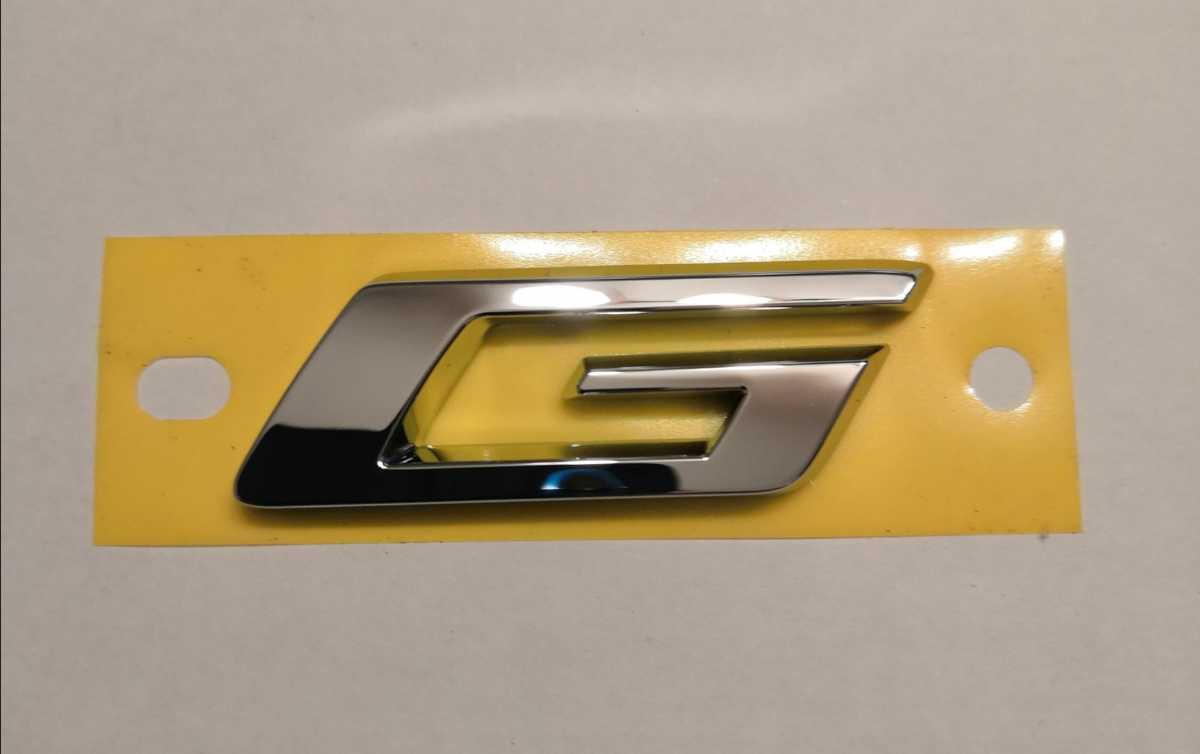トヨタ 220系 クラウン 純正 G エンブレム 新品 53mm×20mm 両面テープ 
