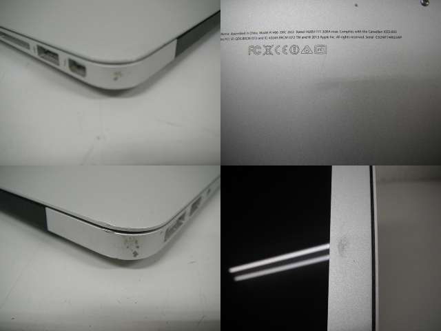 06-MacBook Air / A1466 13-inch 2013 / 中古(現状品) 【公式通販】