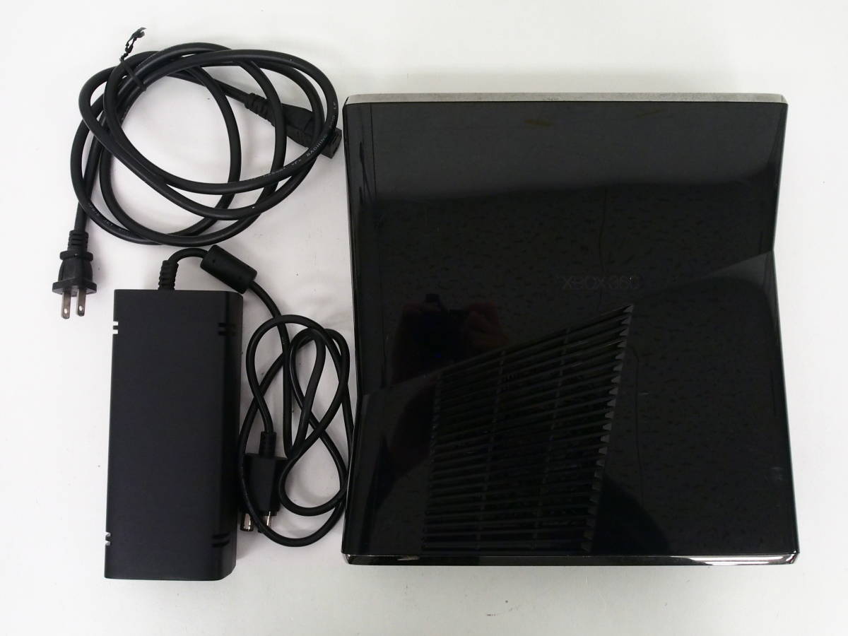 ae487/本体のみ XBOX360 モデル1439 250GB 電源ケーブル付属 黒 動作 