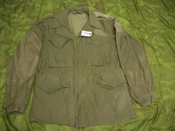 米軍WWII陸軍OD.M43フィールドジャケット34R4653