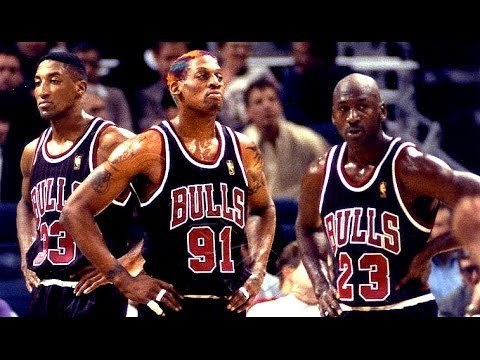 90年代Champion製シカゴブルズ＃91ロッドマン ビンテージジャージ:倹