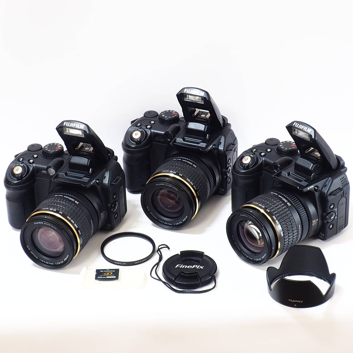 FUJIFILM FinePix S100FS S9000 S9100 x2台 一体型高倍率 デジタル 