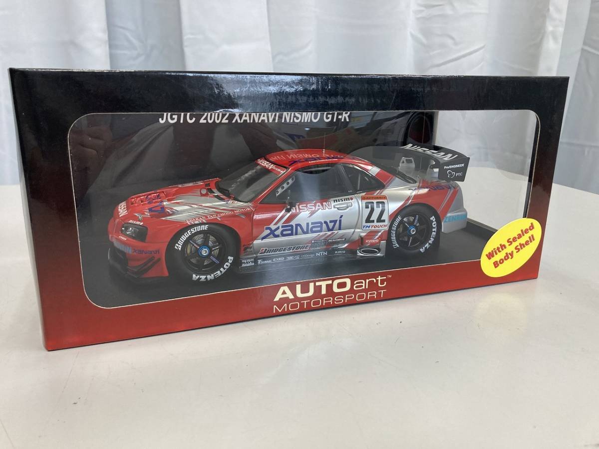☆【未使用美品】AUTOart 1/18 NISSAN 日産 SKYLINE スカイライン R34 