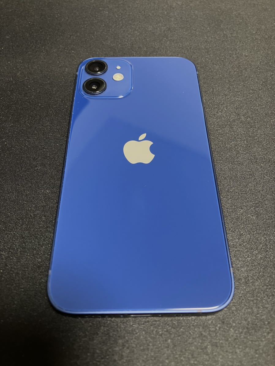 超美品！傷なし iPhone12mini 256GBブルー SIMフリー 購入時箱あり 