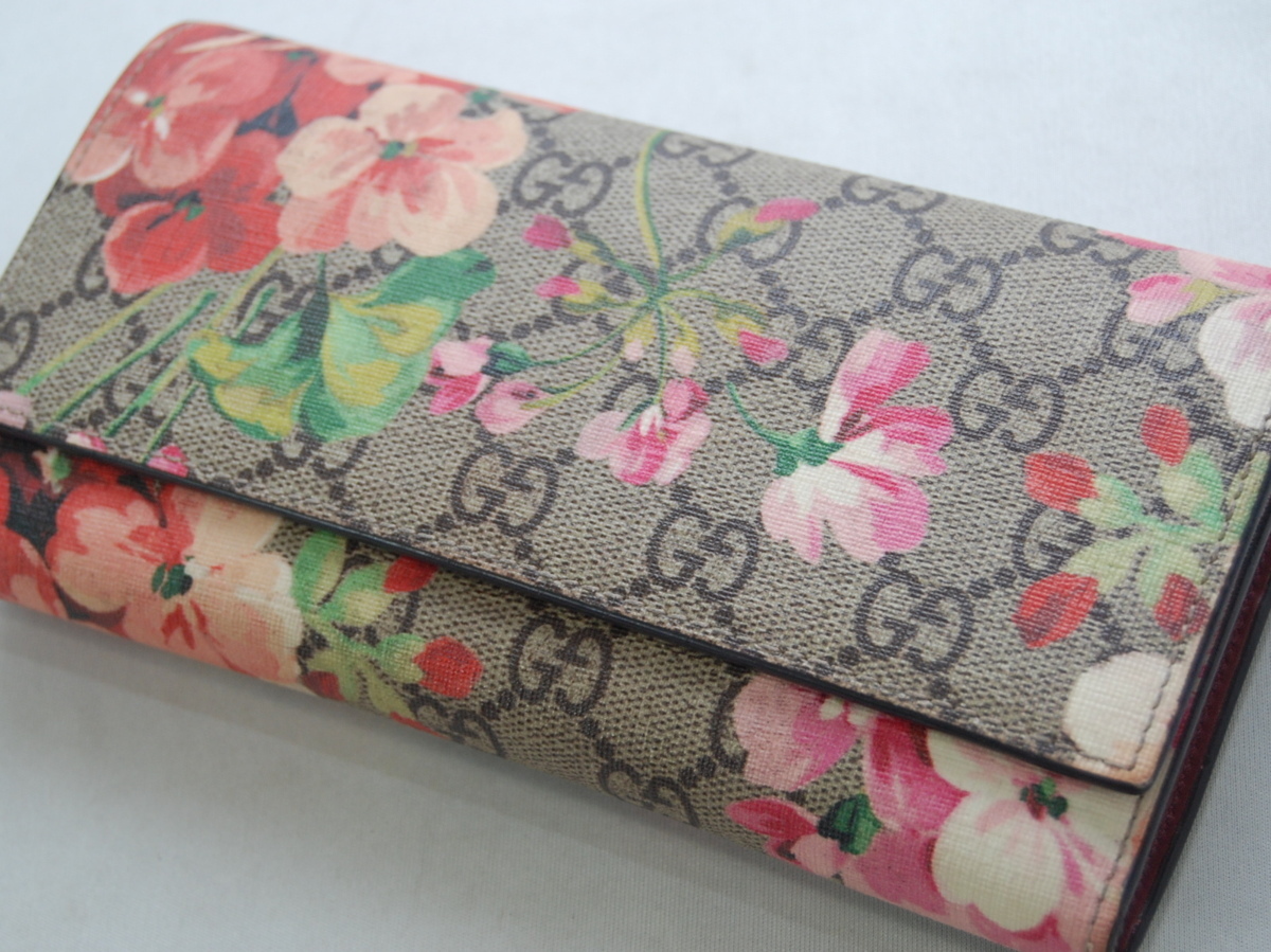 □USED【B】□ GUCCIグッチ□GGブルームス □長財布□ 【公式通販】