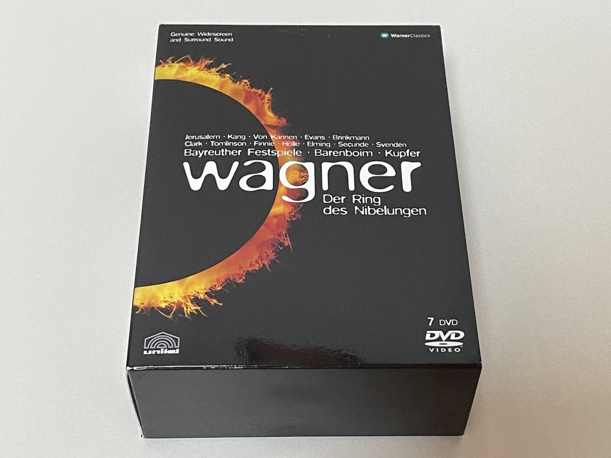限定セール，100%新品 日本語字幕付 7DVD ワーグナー:楽劇 ニーベルングの指環 全曲 ダニエル バレンボイム バイロイト祝祭管弦楽団 import(クラシック)｜売買されたオークション情報、yahooの商品情報をアーカイブ クラシック