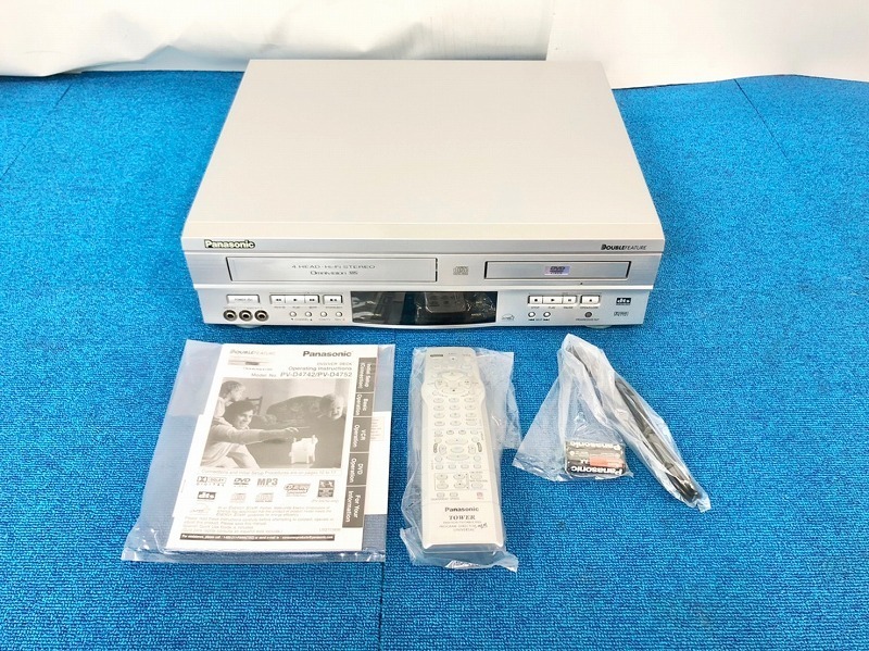 【米軍放出品】未使用品 Panasonic/パナソニック DVD/VCRコンボ PV-D4752 ビデオデッキ DVDプレーヤー (140)☆CD20T Panasonic パナソニック | DVDレコー HDD DMR-EX250V