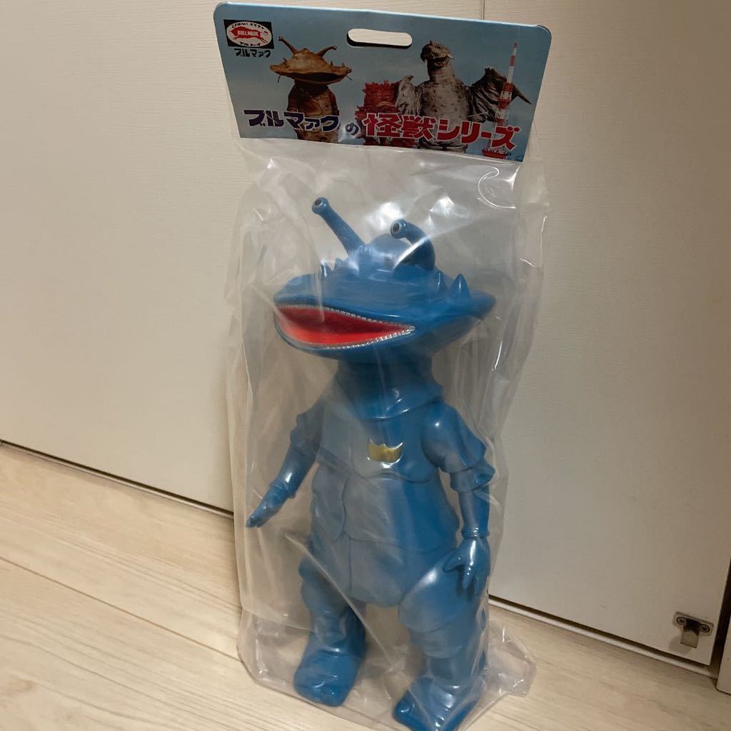 未開封品 ブルマァク BULLMARK ソフビ 大カネゴン パールレトロブルー 