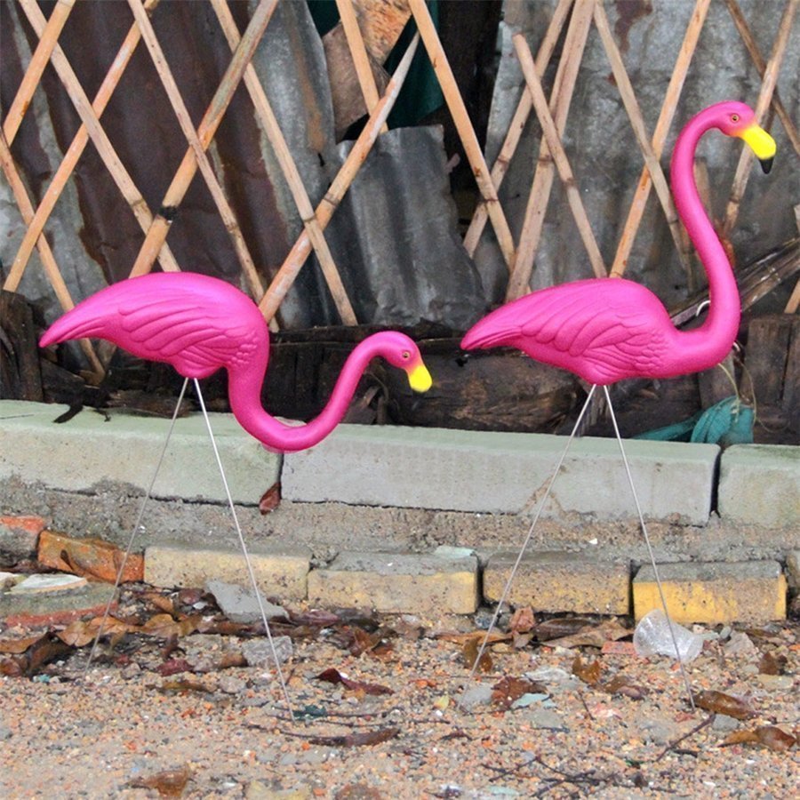 ガーデニングのアクセントにも リアルなピンクフラミンゴのペアオブジェ 造園 家庭 庭造り 芝生 装飾 置物 レトロ インテリア 像 アクセント オーナメント 売買されたオークション情報 Yahooの商品情報をアーカイブ公開 オークファン Aucfan Com