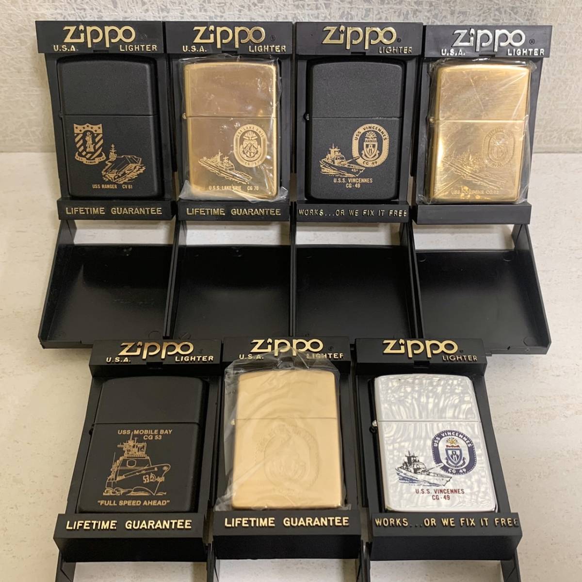 IK-4.215 ZIPPO ジッポ 7点セット CG70 CV61 CG63 CG-49 CG53 