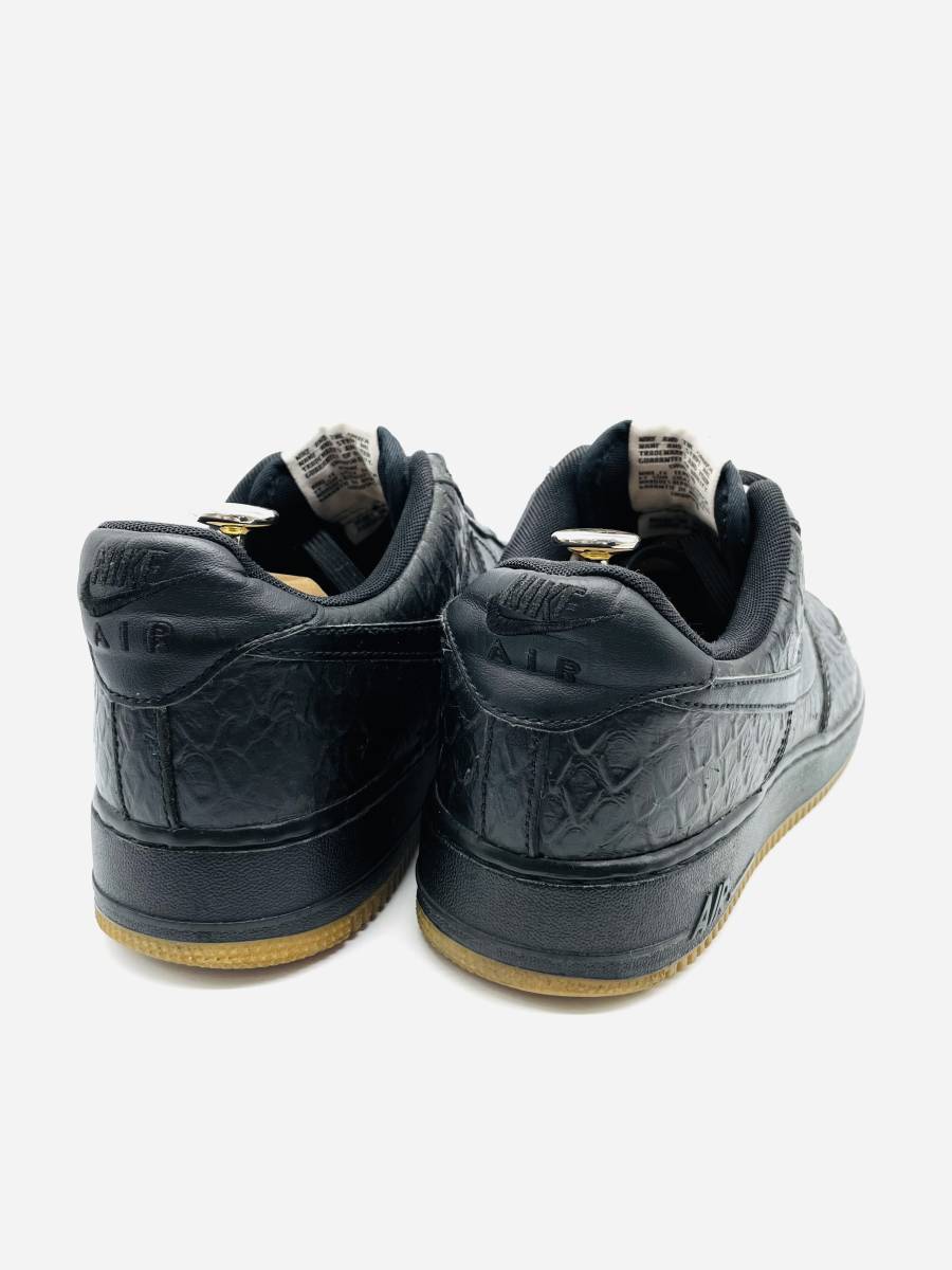 ◎希少!クロコダイル型押 NIKE AIR FORCE 1 ブラック/BLACK ◎希少!クロコダイル型押 NIKE AIR FORCE 1 ブラック/BLACK