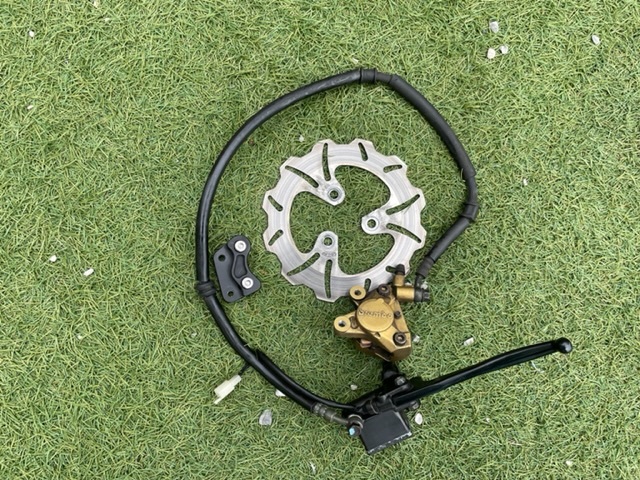 200mmビッグローターセット3穴グレーJOG系 ZR アクシス bw's 【公式通販】