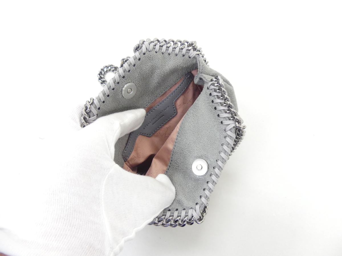 Sランク STELLA McCARTNEY ファラベラミニショルダーバッグ グレー