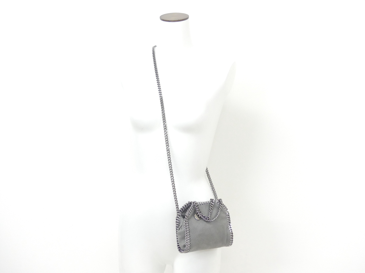 Sランク STELLA McCARTNEY ファラベラミニショルダーバッグ グレー