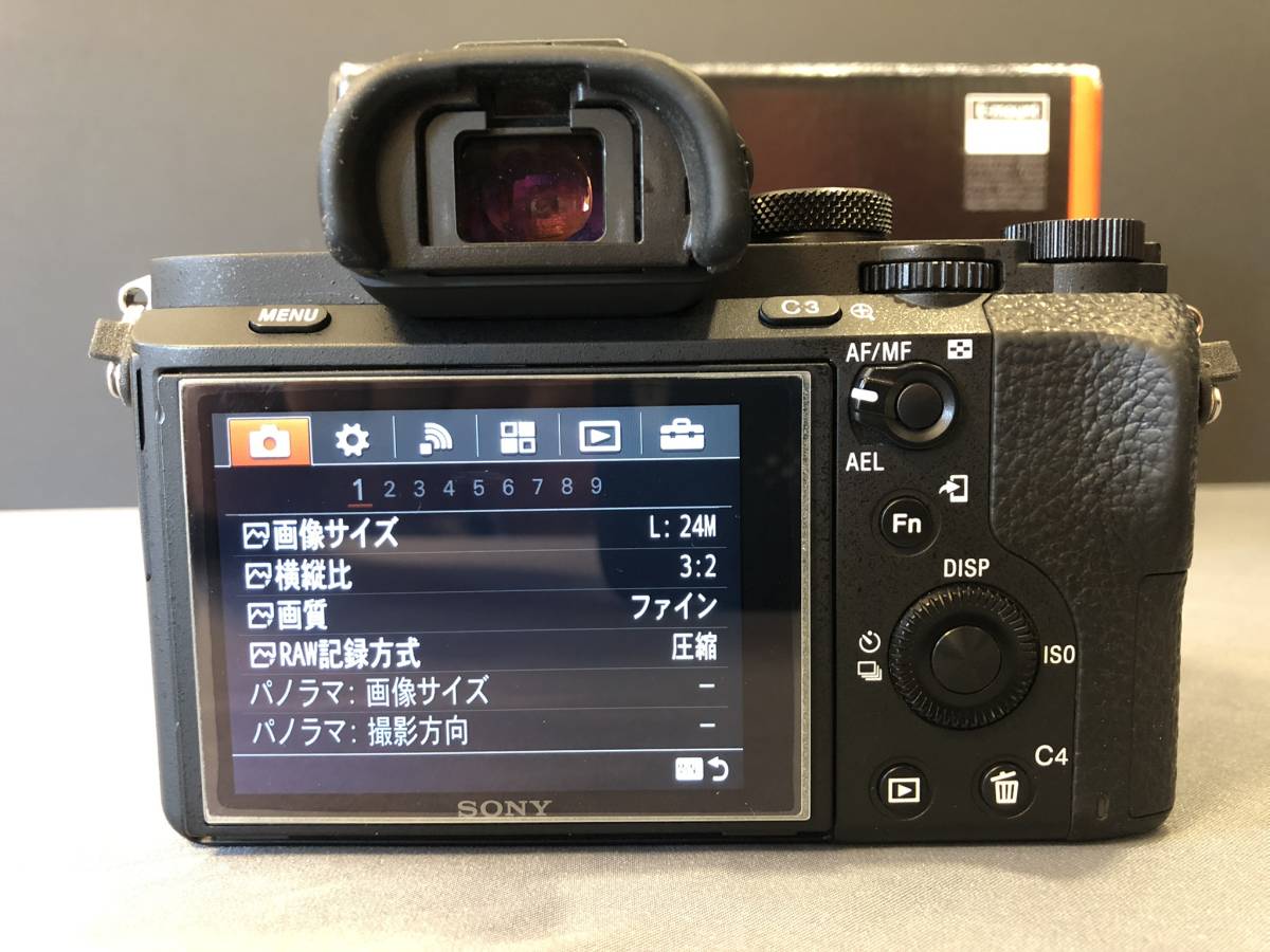 美品】シャッターカウント4007枚 SONY フルサイズ ミラーレス α7II