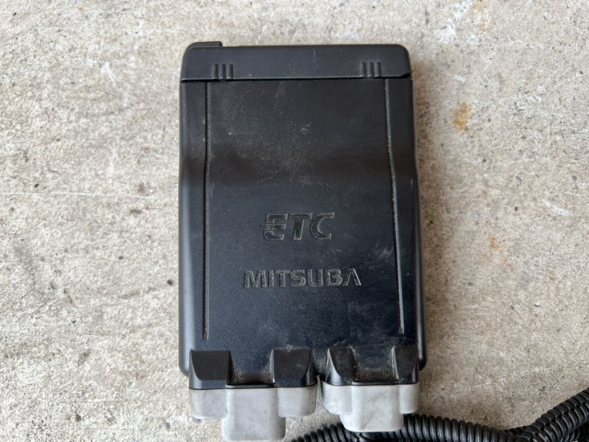 動作確認済 ミツバサンコーワ MSC-BE51 バイク用ETC 車載器 アンテナ