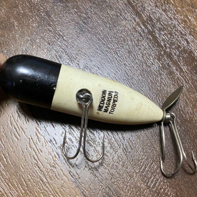 ヘドン HEDDON マグナムトーピード ブラックヘッド オールド ルアー 