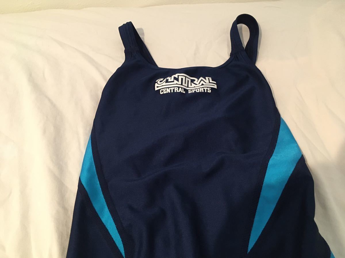 送料無料・匿名配送 セントラルスポーツ スイミング 女児用競泳水着 S 