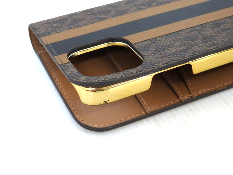 Michael Kors マイケルコース Iphone12 ケース 手帳型 スマホ ブラウン レザーケース 売買されたオークション情報 Yahooの商品情報をアーカイブ公開 オークファン Aucfan Com