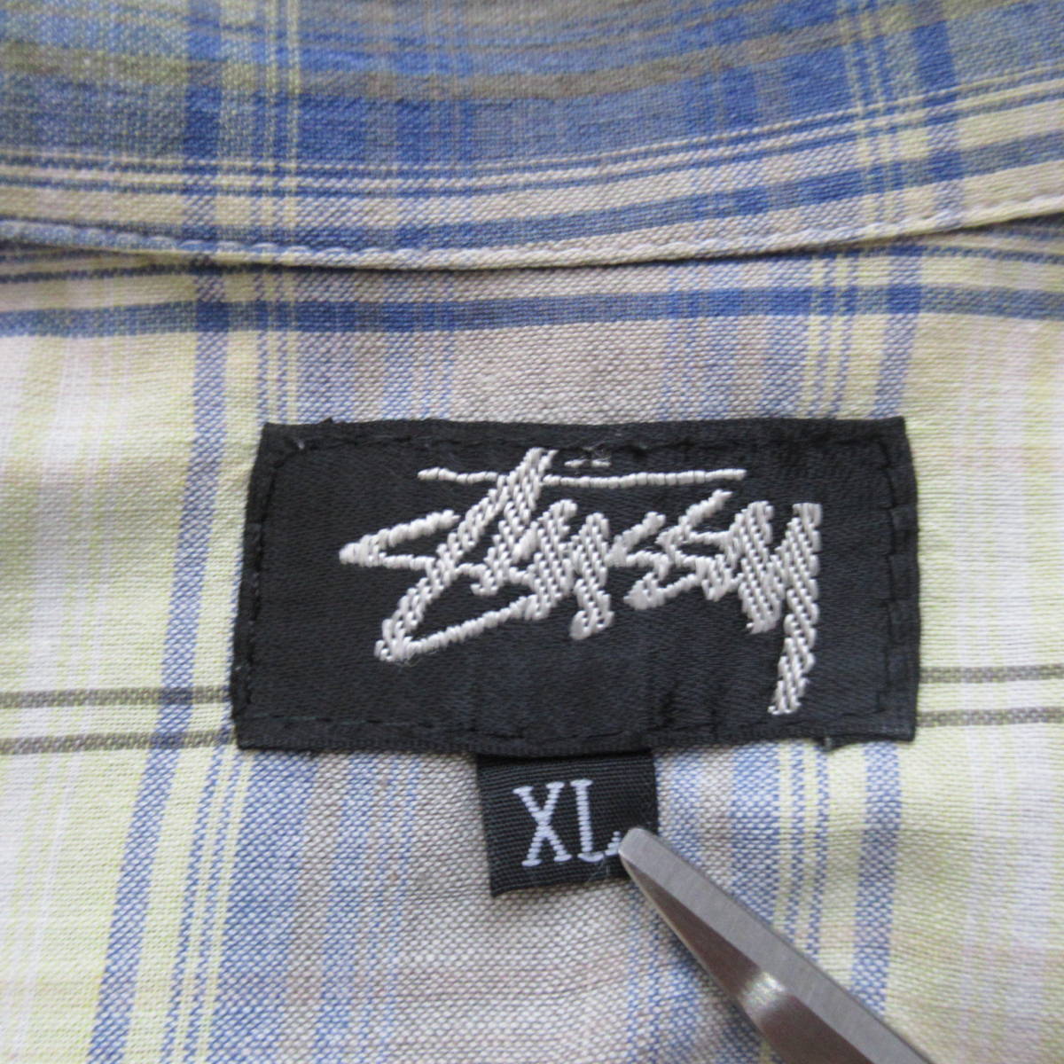 ☆即決送込☆80s XL 黒タグ OLD STUSSY USA製 シャツ 半袖 
