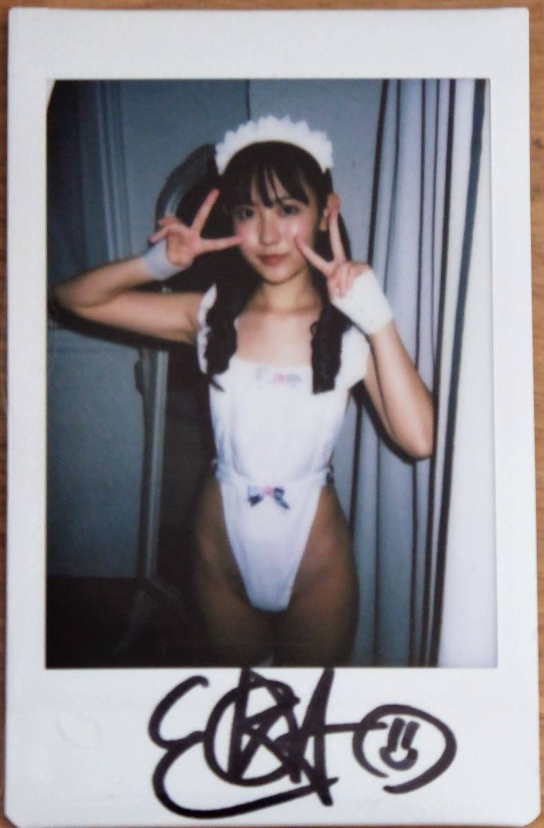 林田百加 直筆サイン入りチェキ 抽プレ　当選品　当選書付き 林田百加 1st写真集「ハイレグの国」 購入特典 直筆サイン入りチェキ
