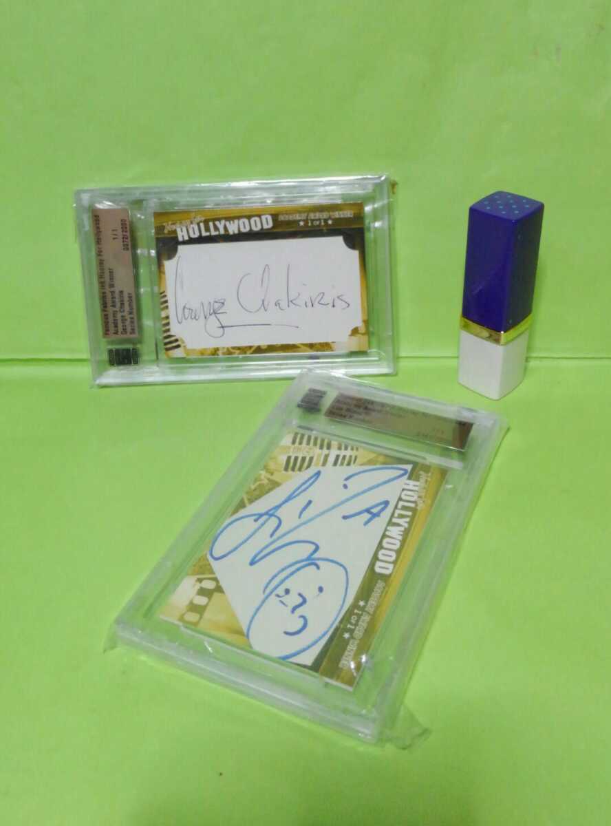 ☆George Chakiris ☆Liza Minnelli CUT AUTO ◇FF社 ジョージ 