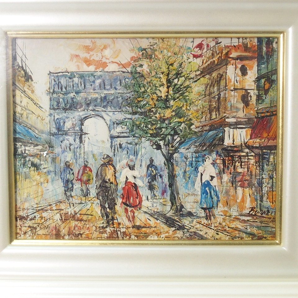 m002 G5【18 油彩 作者不詳(Caroline Burnett キャロライン