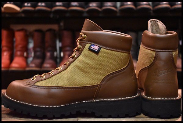 ダナーライト 30420X ブラウン 茶 黒タグDanner GORE-TEX DANNER ブーツ 良品 ダナー ゴアテックス 編み上げ HOPESMORE Danner 7EE US6.5