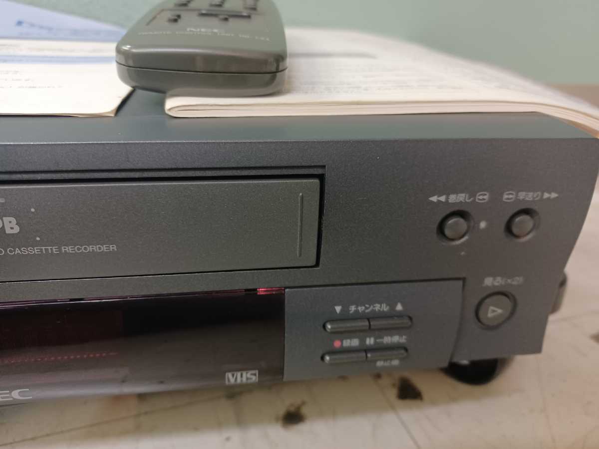 希少!当時物展示品NEC S-VHS Hi-Fiビデオデッキ VC-F24 売り切り 