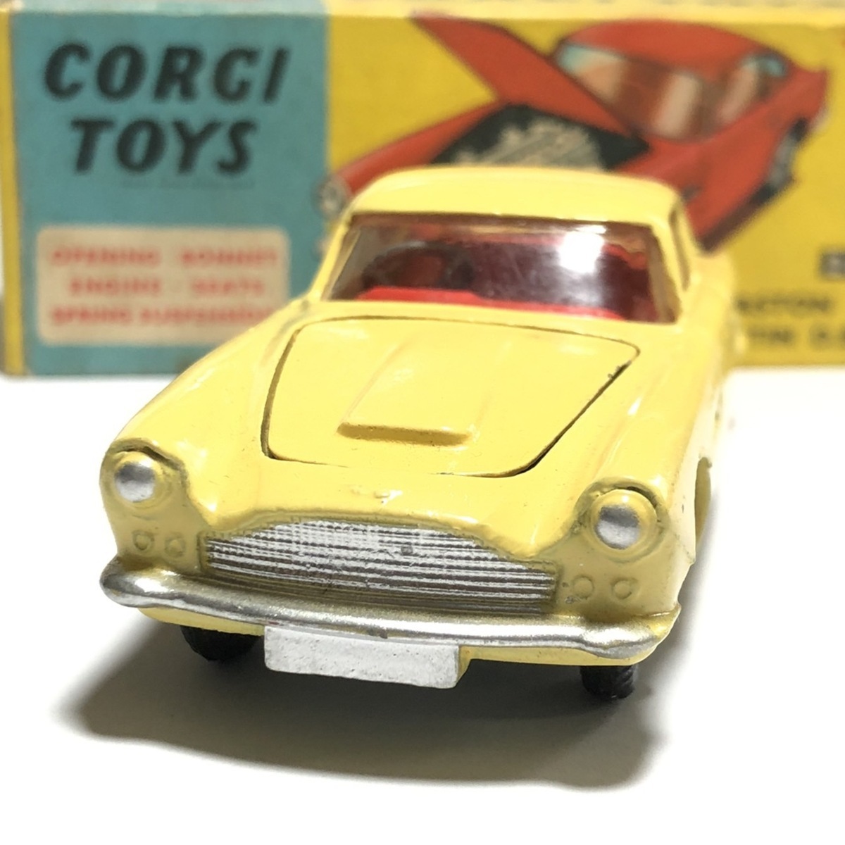 コーギーレトロミニカー CORGI TOYS【アストンマーチン D．B．4．】 1円スタート＞【CORGI TOYS】№218 ASTONMARTIN D.B.4 コーギー