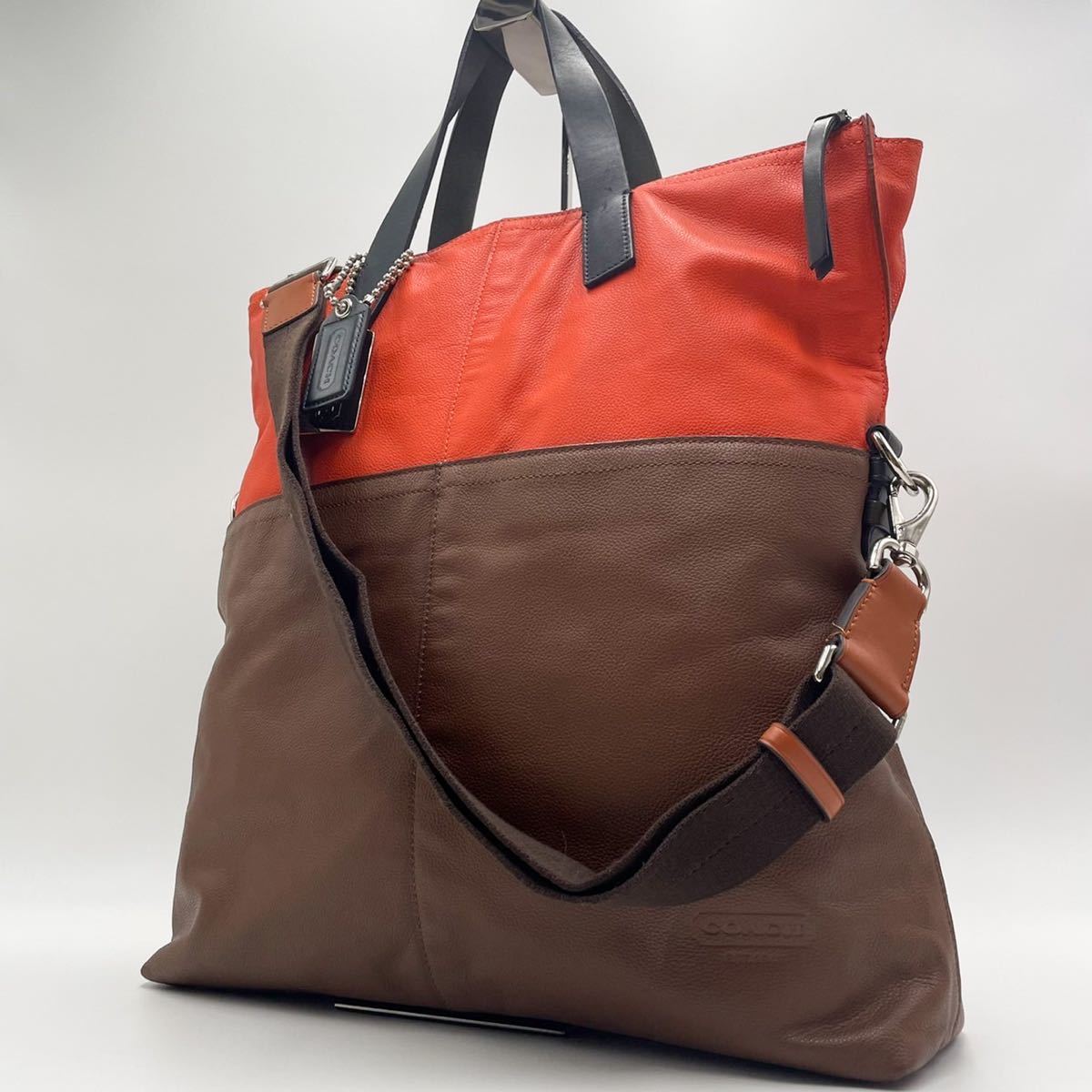 【数量限定，定番人気】 1円 超極 レアカラー COACH コーチ トート ブリーフケース ビジネスバッグ ショルダー 2way A4収納 メンズ トンプソン レザー 本革(トートバッグ)｜売買されたオークション情報、yahooの商品情報 かばん、バッグ