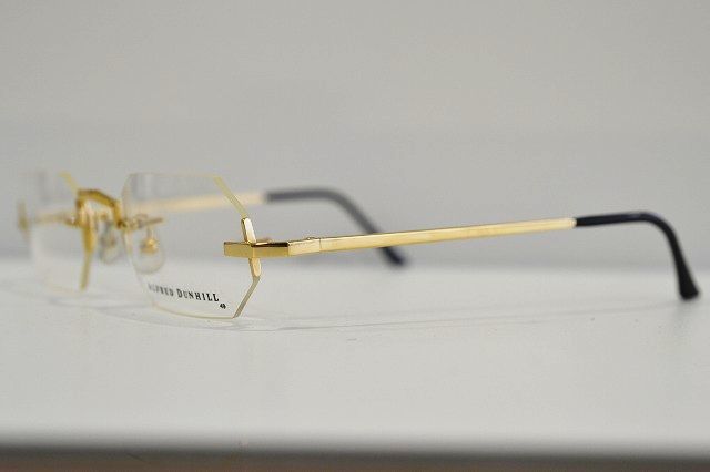 ダンヒル メガネフレーム 8角形 ツーポイント 新品未使用 DUNHILL