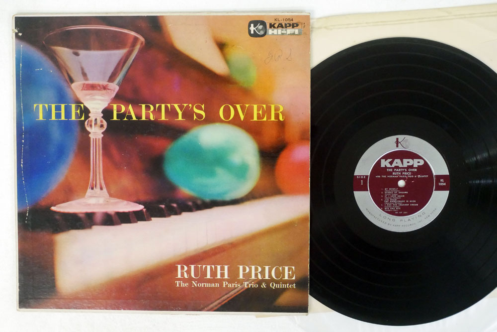 本物保証，お買い得 米 ジャケ不良 RUTH PRICE/THE PLAYER'S OVER/KAPP KL 1054(ジャズ一般)｜売買されたオークション情報、yahooの商品情報をアーカイブ公開 - オークファン ジャズ一般