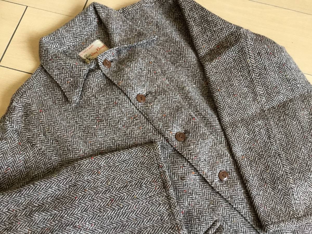 【美品】Dry Bones ドライボーンズ ネップ ツイードジャケット ドライボーンズ レアな初期 ネップ ツイードジャケット 50's 40's