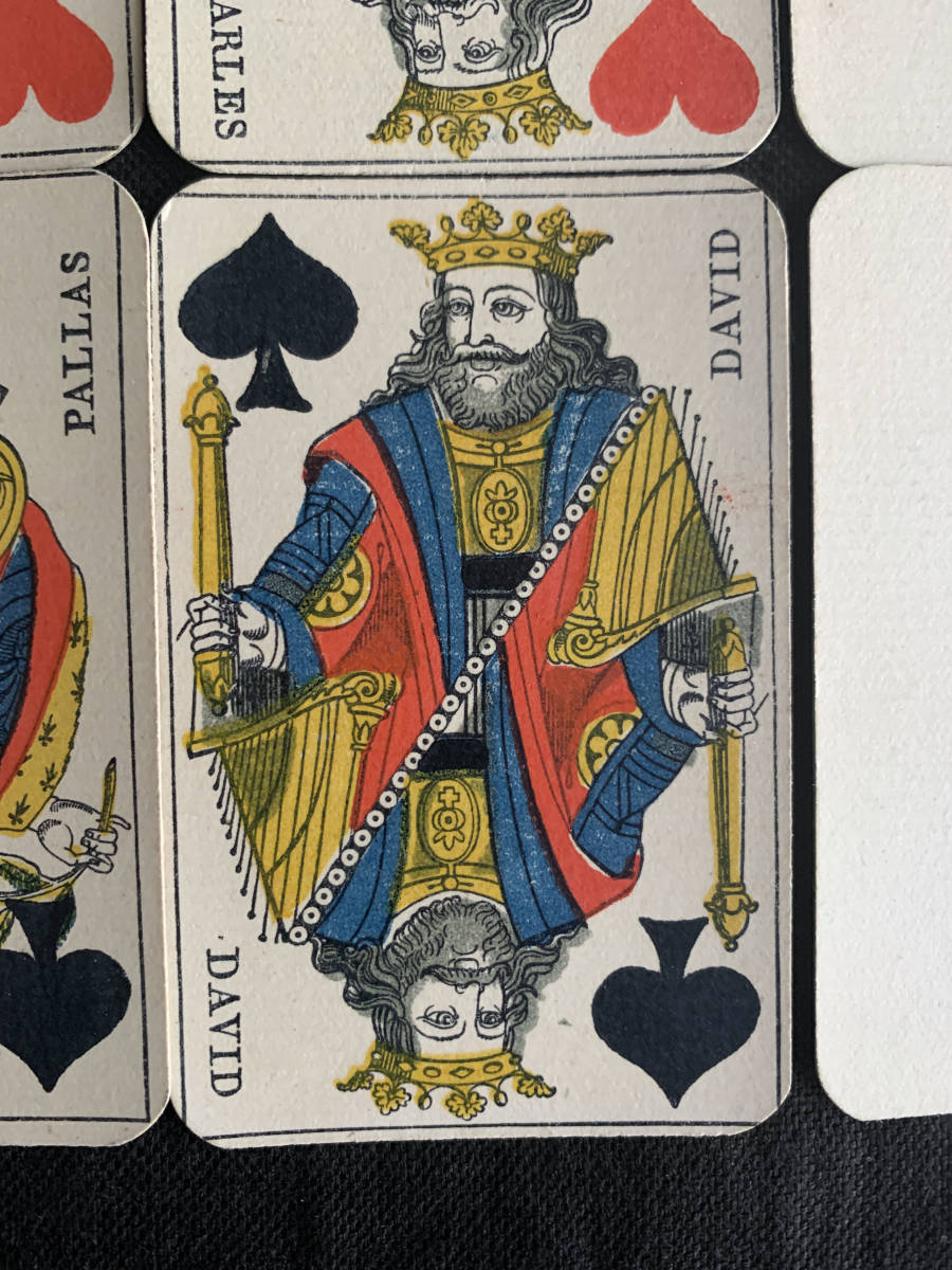 フランス 19世紀後期 B.P Grimaud ピケ デッキ カード 32枚 完品 トランプ 西洋 カルタ タロット 絵札 版画 美術 西洋 アンティーク 5 ピケ カード フランス The トランプ 卸売