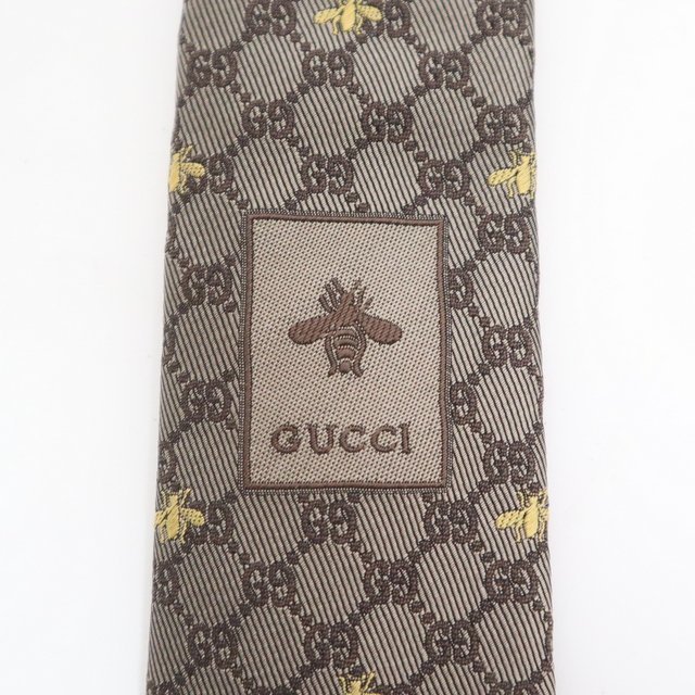 GUCCI/グッチ】ネクタイ インターロッキングG柄 絹/シルク/2n0027